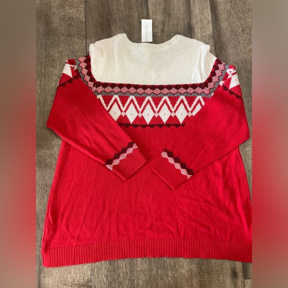 Charter Club women’s 3X core table sweater - Picture 4 of 5